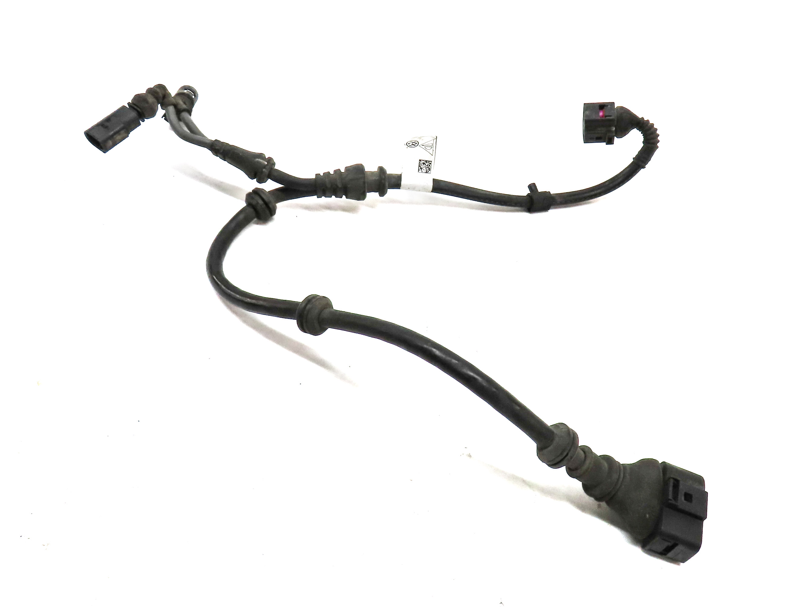 2013 PORSCHE CAYENNE (958) REAR LEFT VEHICLE WHEEL SPEED SENSOR w/HARNESS — exact item pictured